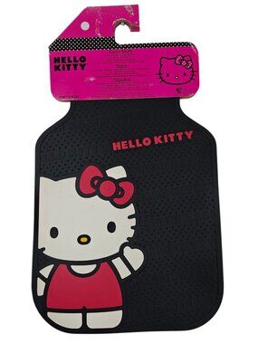 NEW Hello Kitty Rubber Auto Floor Mats Set 2 Front Sanrio 2011 All Weather
